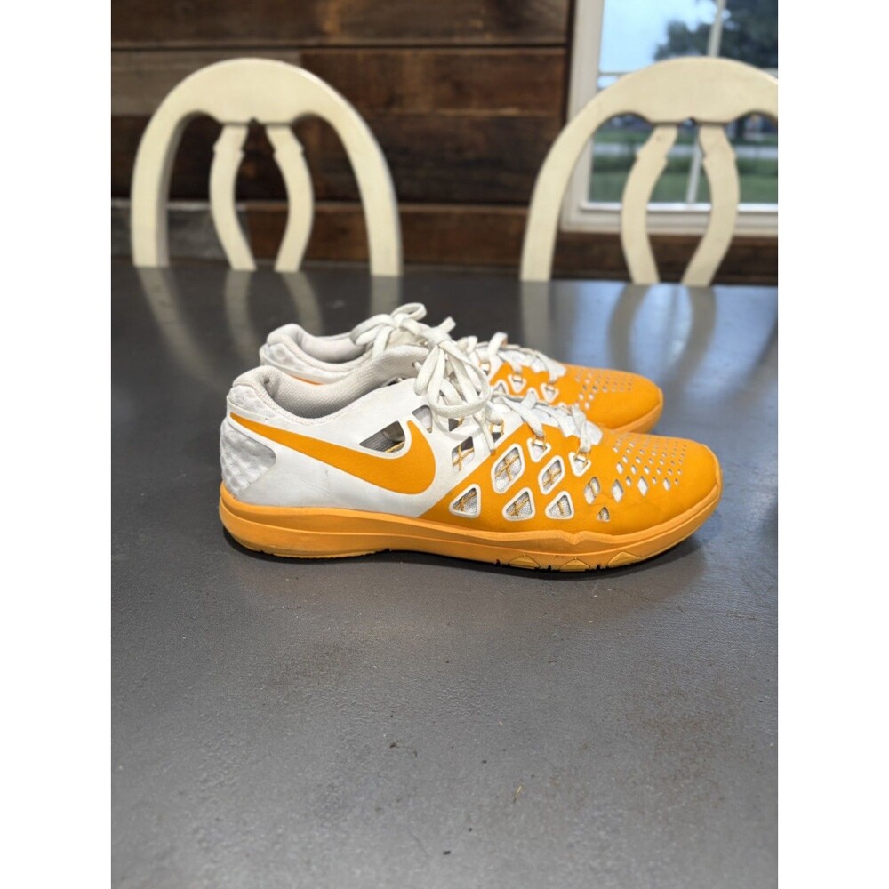 Nike Mens Speed 4 Training Shoes 833259-177 Size 9 / Yellow and White / Lace Up